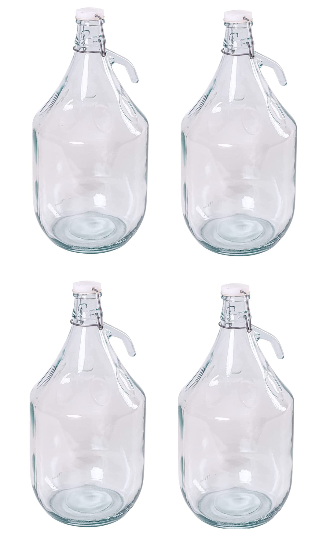 5L Bügelflaschen Gärballon Glasballon Weinballon Bügelverschluss Flasche Weinflasche (4), 4