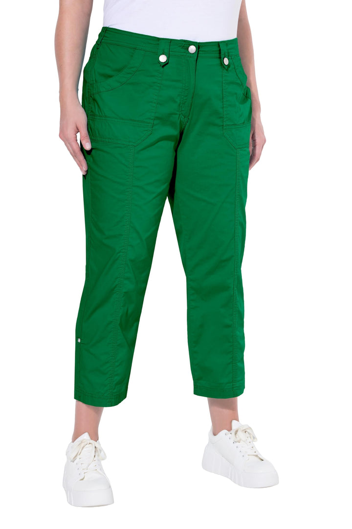Ulla Popken Damen Slips, 5er-Pack Taillenslip Smaragdgrün 42-44, Smaragdgrün 42-44