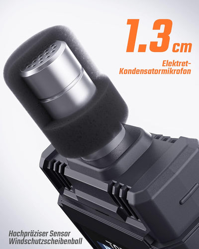 Dezibel Messgerät, TopTes TS-501B Schallpegelmesser mit 2,24-Zoll-LCD-Bildschirm mit Hintergrundbele