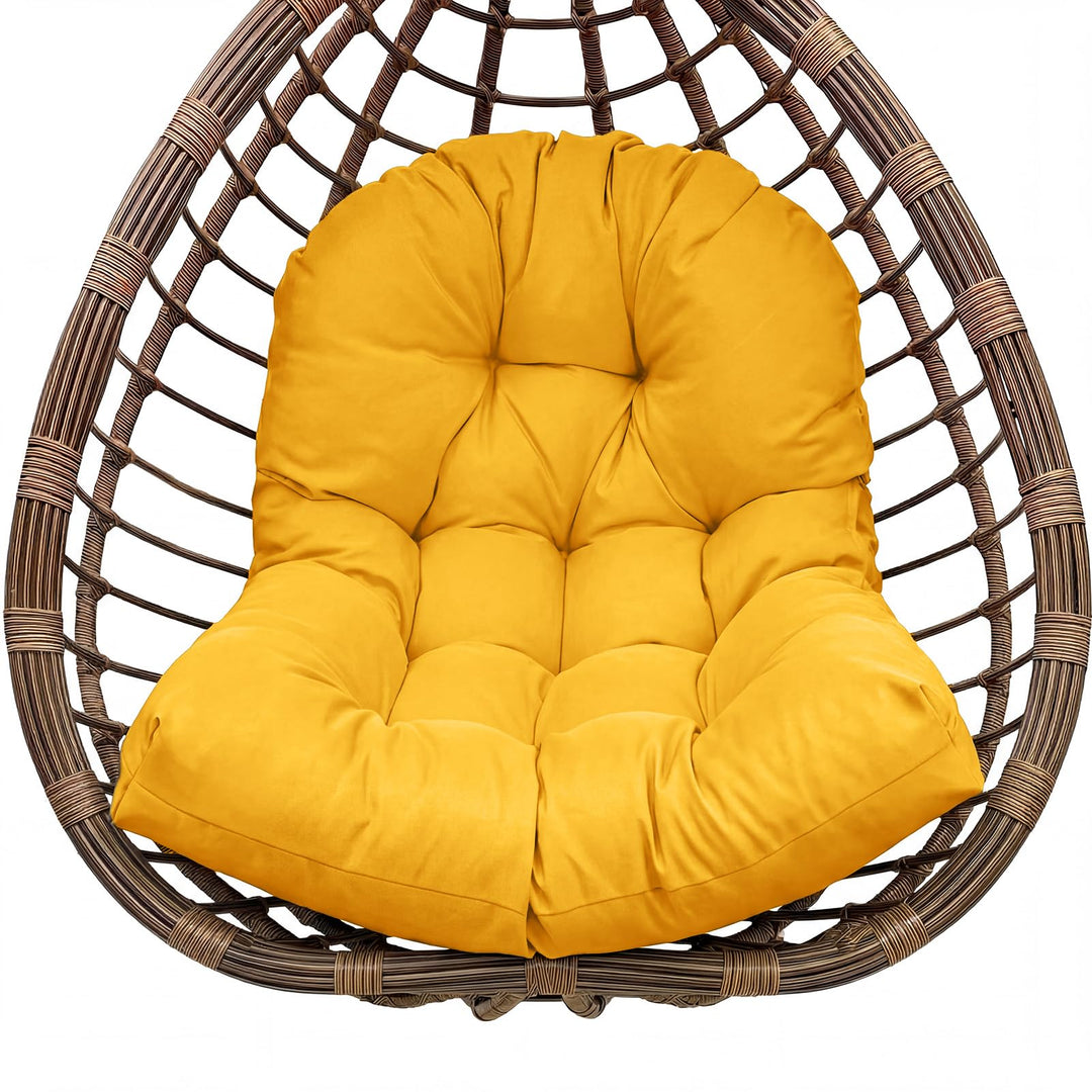 Hängesessel Kissen Ersatzkissen Outdoor: Thick Soft Polyester Sitzkissen 80x120 cm Egg Swing Cushion