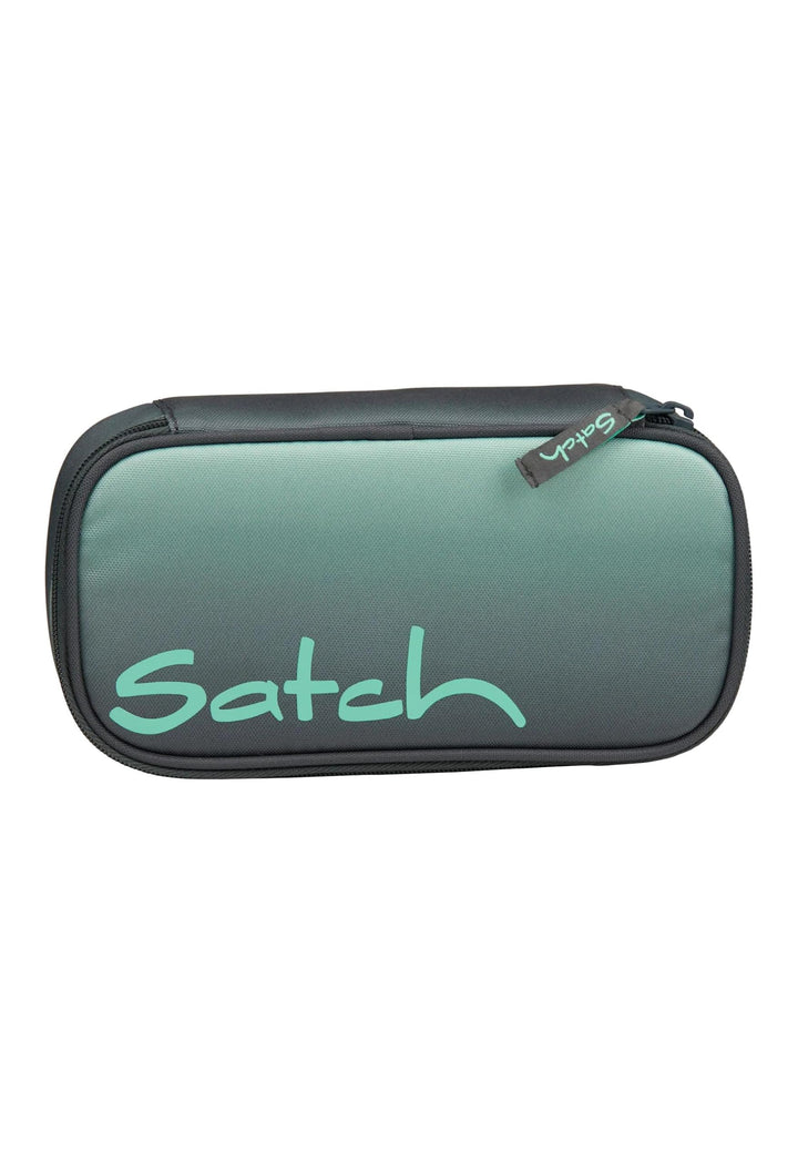 Satch Schlamperbox extra gross inkl. Trennfach Reissverschlussfach Stiftehalter Geodreieck Sichtfens