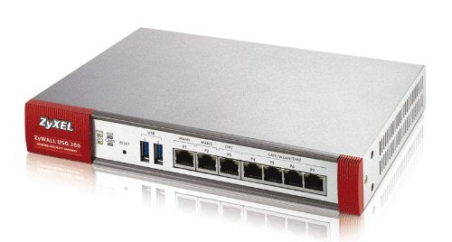 ZyXEL USG-200 3DES, IPSec, SSL, SHA-1, SHA-2/MD5, 1 Gbit/s, Gigabit Ethernet, 10/100/1000 Mbps