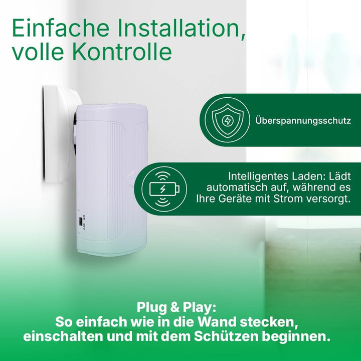 Mini-UPS 5V mit 2500mAh internem Akku und USB-Anschluss | UPS für Kameras und andere 5V-Geräte (max.