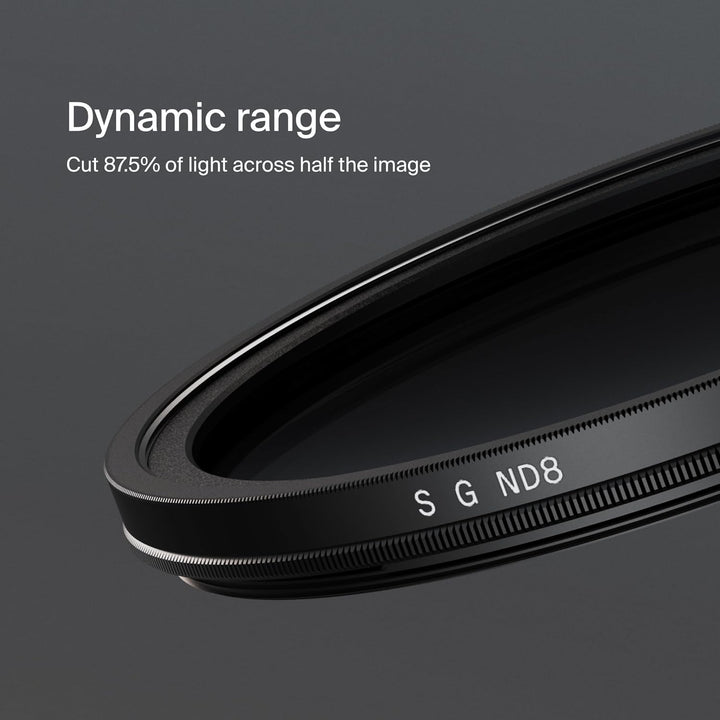 Urth 95 mm Grauverlaufsfilter Soft ND8 GND Filter (Plus+) 95mm, 95mm