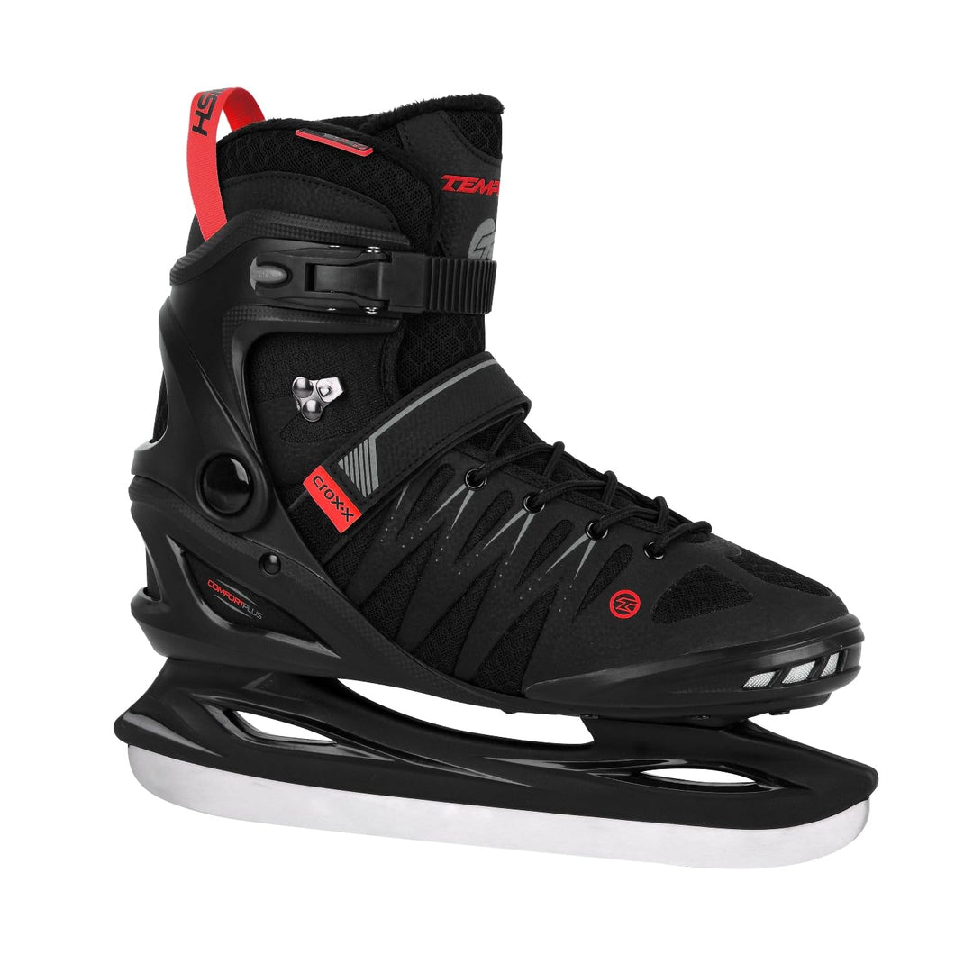 GYMSPHERE Tempish Hockey Skates Crox.XM 13000002162 Rollschuhe, Erwachsene, Uni, Schwarz (Schwarz),