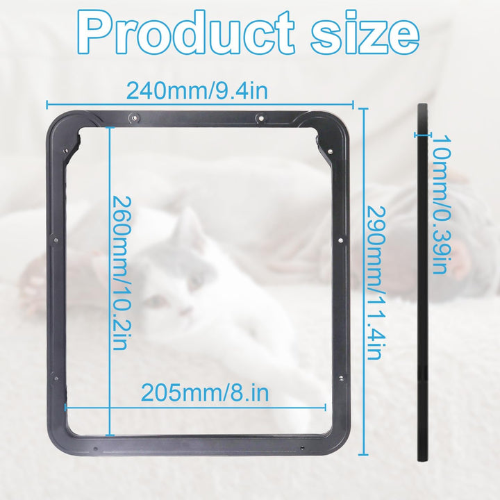 Katzenklappe Innentür Aussentür Hundeklappe für Fliegengitter Hundeklappen für Türen Fenster mit Mag