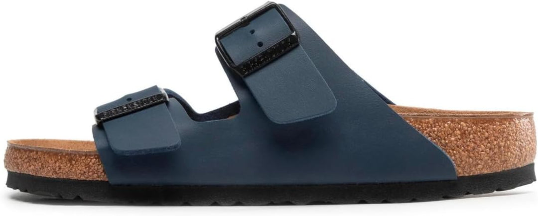 Birkenstock Classic Arizona Vegan Unisex-Erwachsene Pantoletten 42 EU Blau, 42 EU Blau