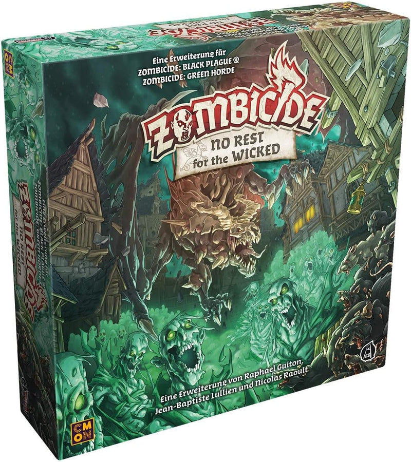 Asmodee | CMON | Zombicide: Green Horde – No Rest for the Wicked | Erweiterung | Kennerspiel | Dunge