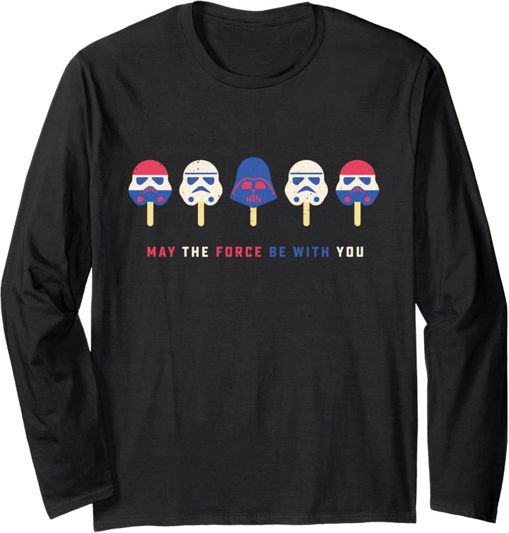 Star Wars Darth Vader Popsicle May the Force Be With You Langarmshirt