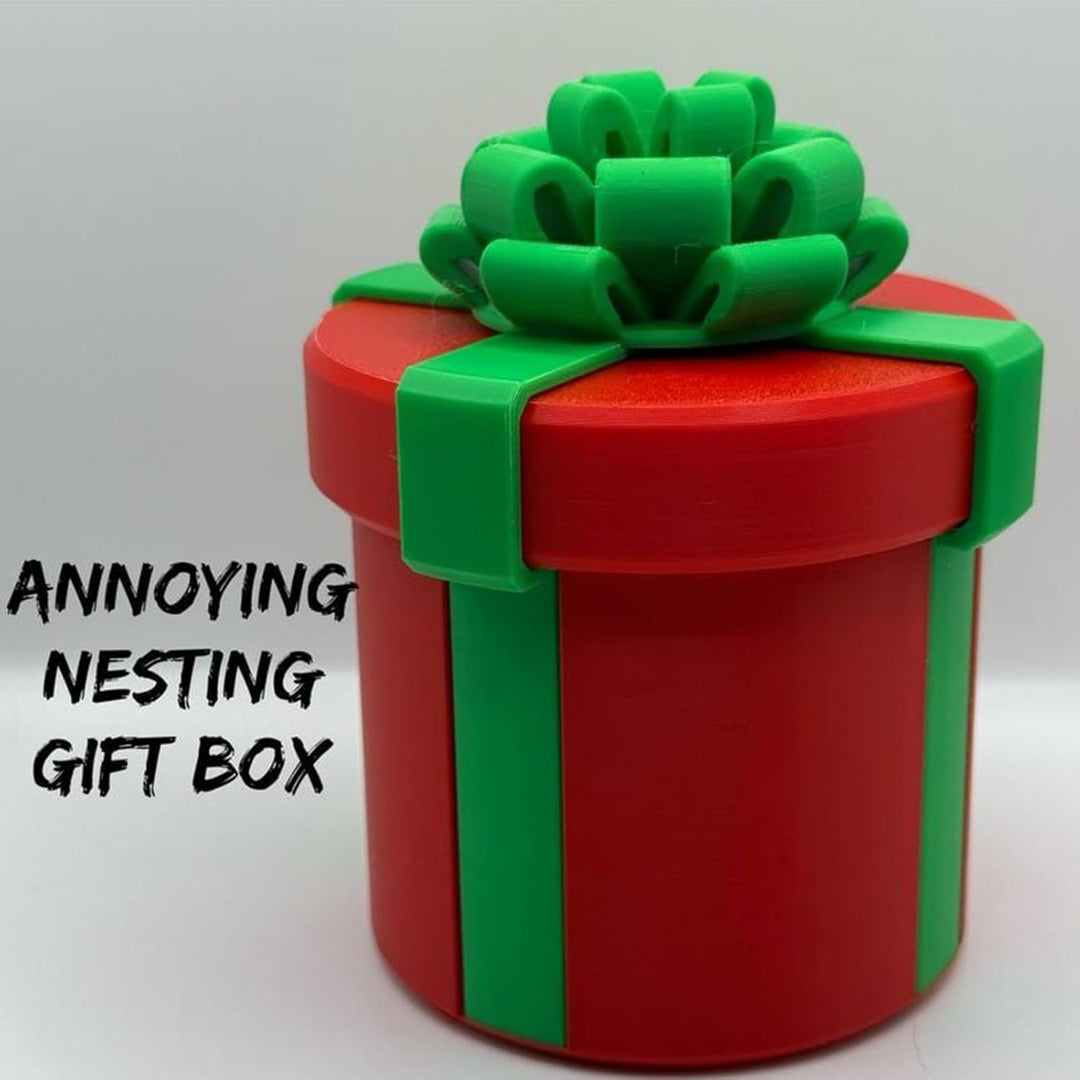 Ärgerliche Geschenkbox,Das Nervige Geschenk,3D Gedruckte Streich Nerviges Geschenkbox Für Erwachsene