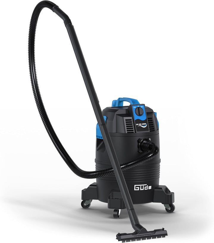 Güde GS 30-1600 3 in 1 Schlammsauger – 230 Volt, 1600 Watt, 180 Millibar Unterdruck, 30 Liter Behält