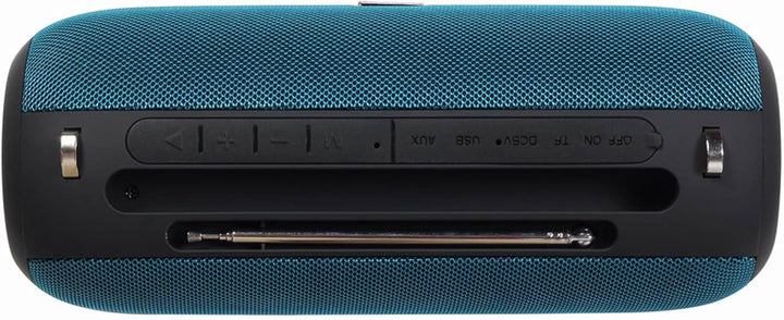 Gembird tragbarer Bluetooth-Lautsprecher mit Antenne - kabellos und wiederaufladbar, grüne