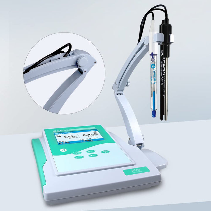 Apera Instruments PC910 pH-/Leitfähigkeits-Labor-Messgerät (pH-Messbereich 0 bis 14,00; Leitfähigkei
