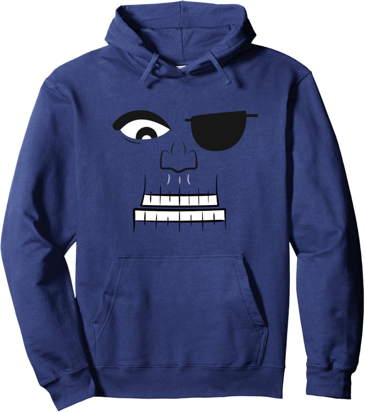 Piratengesicht ein Geschenk für Halloween Pullover Hoodie