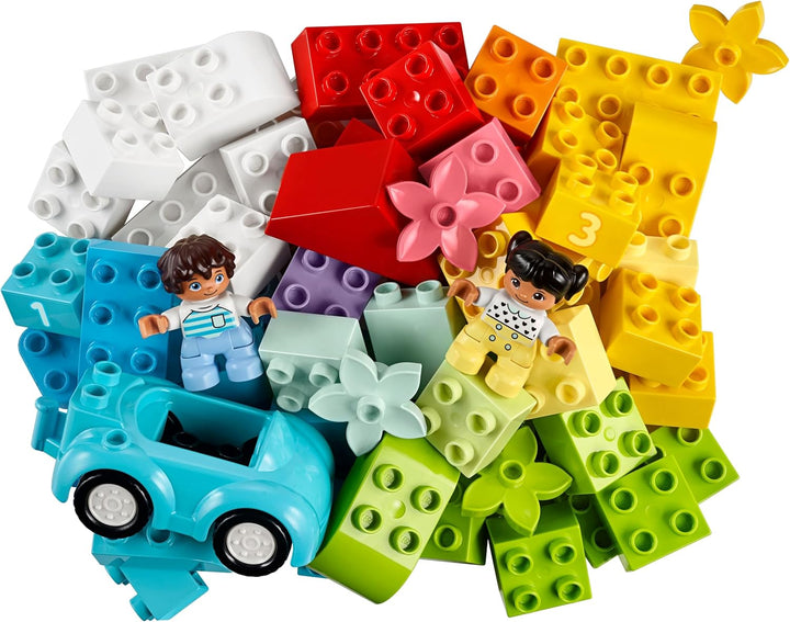 LEGO DUPLO Classic Steinebox, Kreativbox mit Aufbewahrung, erste Bausteine, Feinmotorik-Lernspielzeu