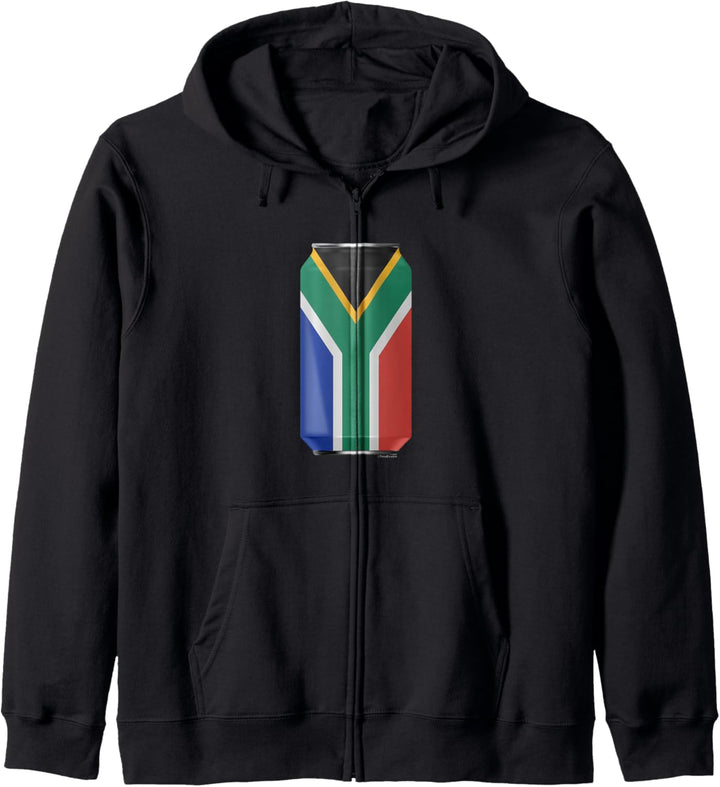 Südafrika Flagge Coole Trinkdose - Stolzer Afrikaner Kapuzenjacke