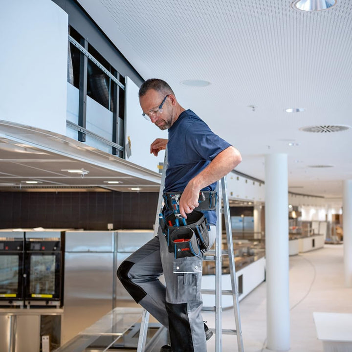 Bosch Professional ProClick Werkzeuggürtel-Set mit 1x Gürtel 108 (Grösse L/XL), 1x Tasche GWT 4, 1x