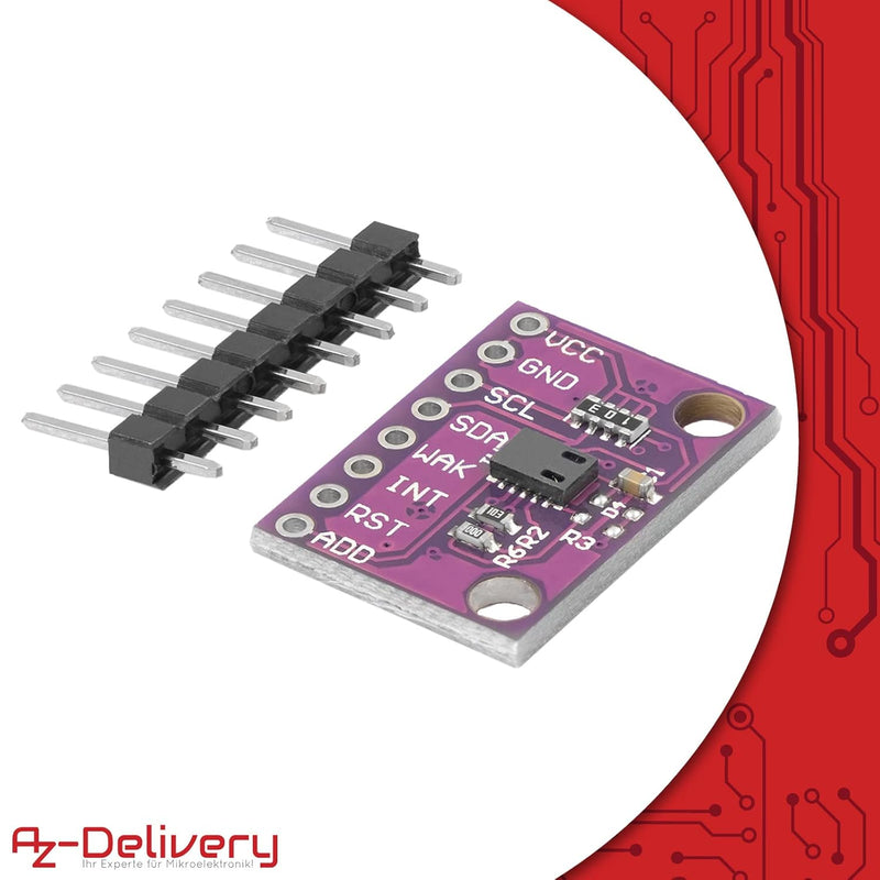 AZDelivery Kohlendioxid-Gassensor Metalloxid Sensor mit hochempfindlichem On-Board-Detektionssensorm