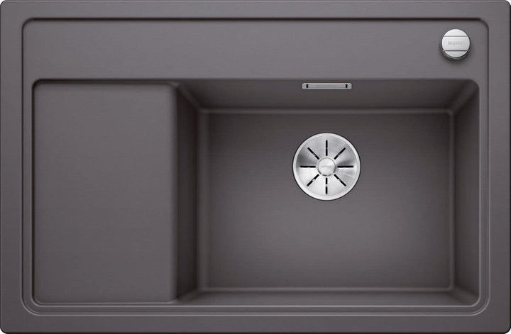 BLANCO ZENAR XL 6 S Compact | SILGRANIT felsgrau | Einbauart: Einbau von Oben | Hauptbecken rechts |
