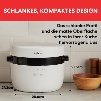Instant Reiskocher und Dampfgarer - Automatischer, vielseitiger Reiskocher, Dampfgarer und Sauté-Pfa