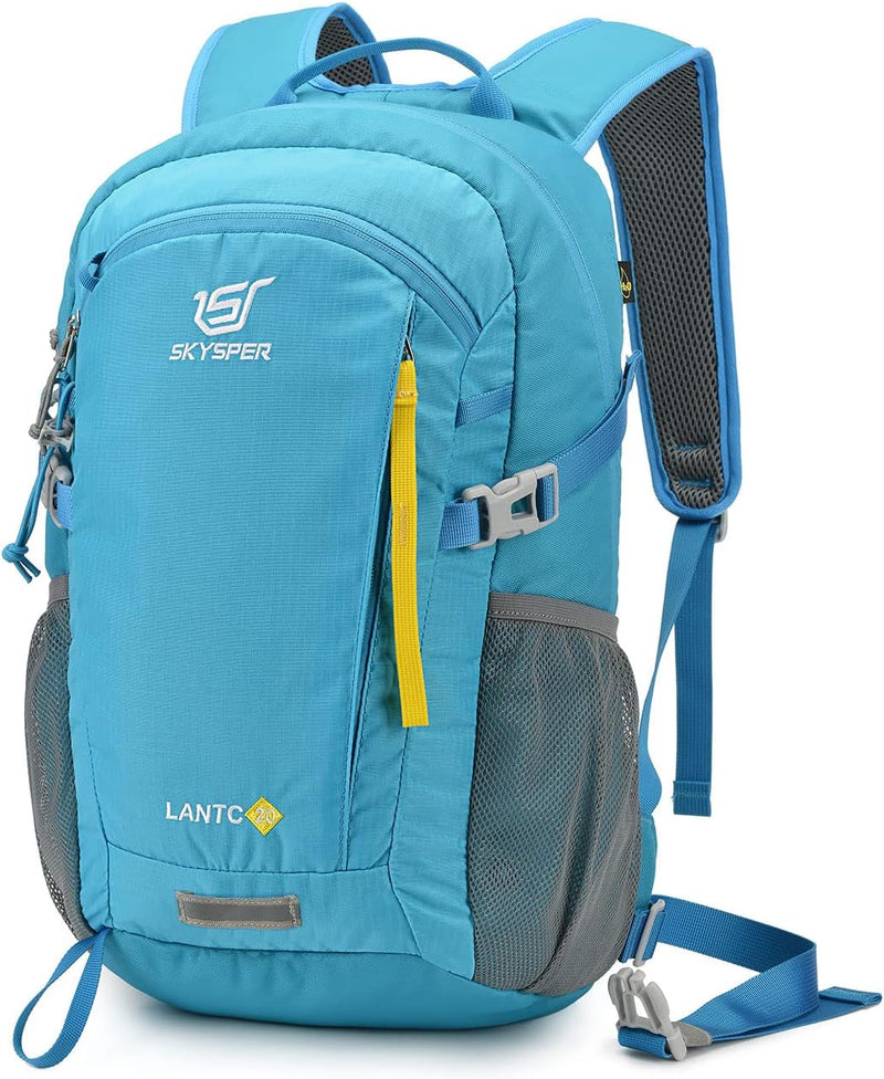 SKYSPER LANTC 20 Leicht Wanderrucksack 20L Klein Rucksack mit Rückenbelüftung Trekkingrucksack aus a