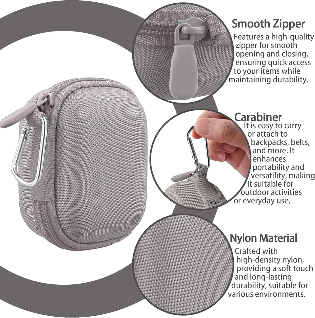 co2CREA Hart Reise Schutz Hülle Etui Tasche für Beats Powerbeats Pro 2 Kabellose In-Ear Kopfhörer mi