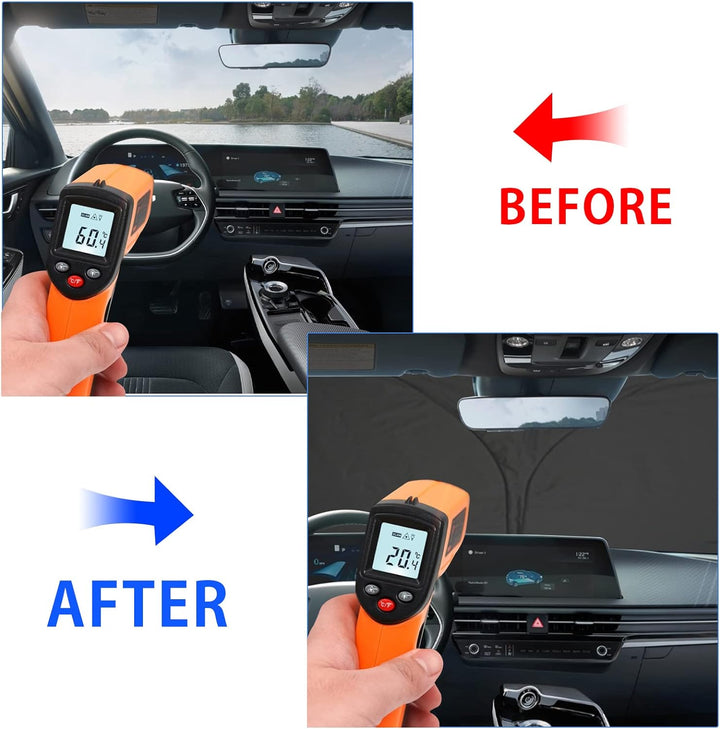 YEE PIN kompatibel mit Passat B8 / Passat Valiant 2016-2022 Sonnenschirm Auto，Faltbare Auto Sonnensc