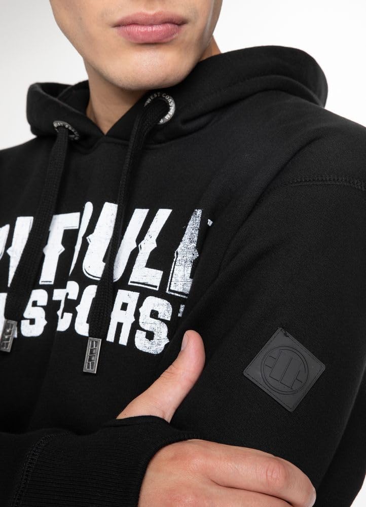 Pit Bull West Coast Hoodie Black Dog Dunkelblau XL Schwarz, XL Schwarz