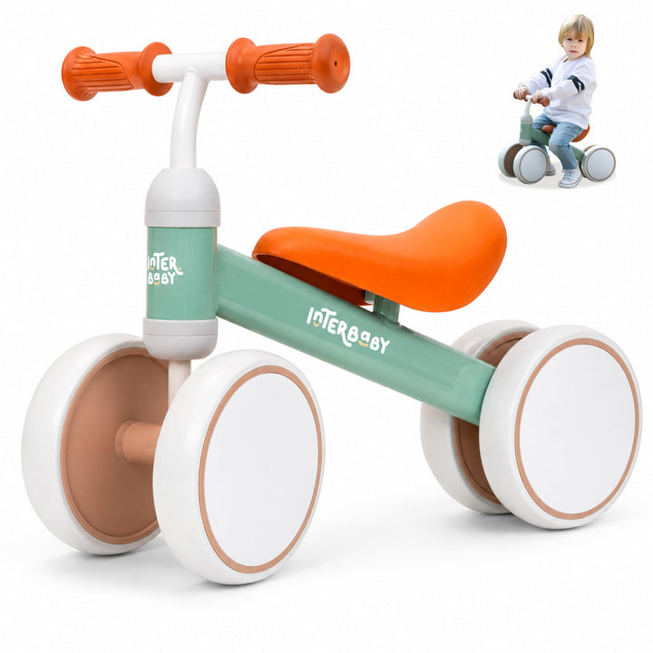 Interbaby | Laufrad für Babys 1 bis 3 Jahre - Kinderlaufrad für 12-36 Monate, Sicherer Baby-Rutscher