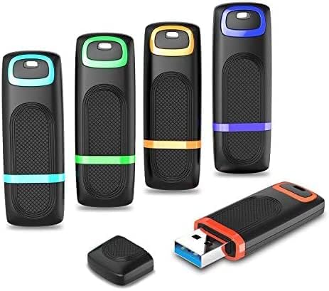 USB 3.0 Stick 64GB 5 Stück Set (bunt), Vansuny High-Speed USB 3.0 Speicherstick Flash Laufwerke Memo