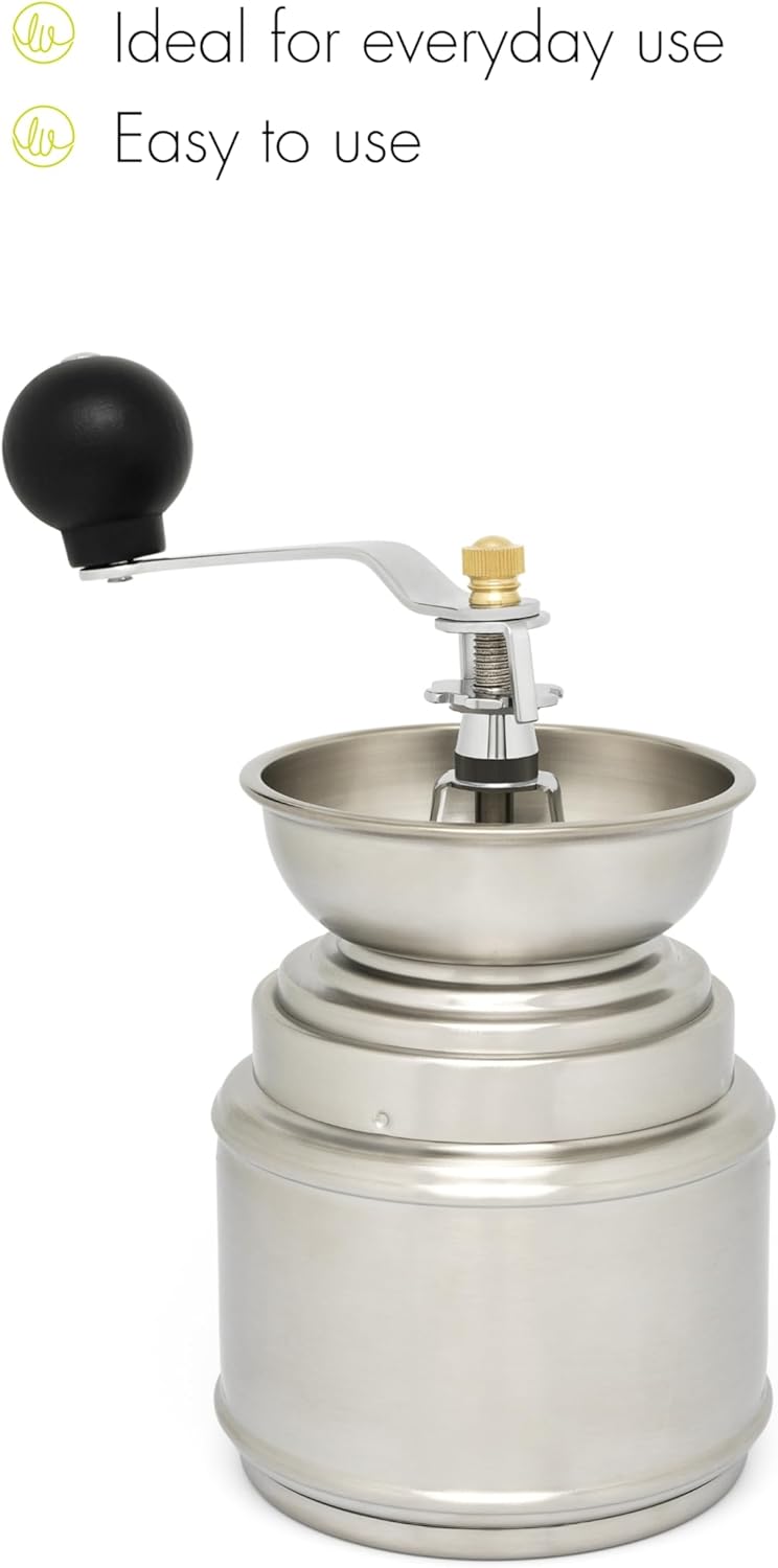 LEOPOLD Vienna Kaffeemühle, Edelstahl