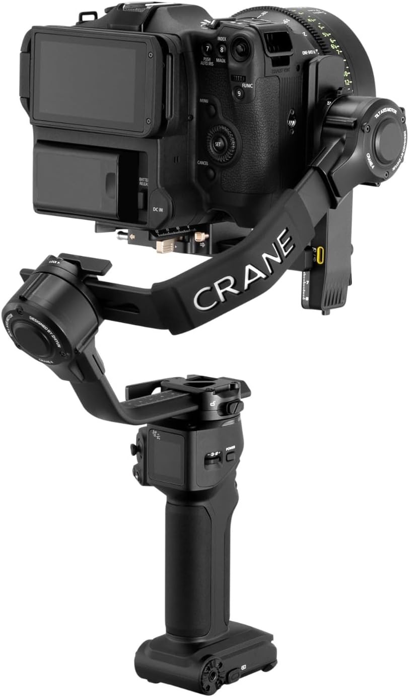 Zhiyun Crane 4 Crane4 Gimbal Stabilisator für DSLR Kamera R Cinema Kameras Camcorder für Sony Canon