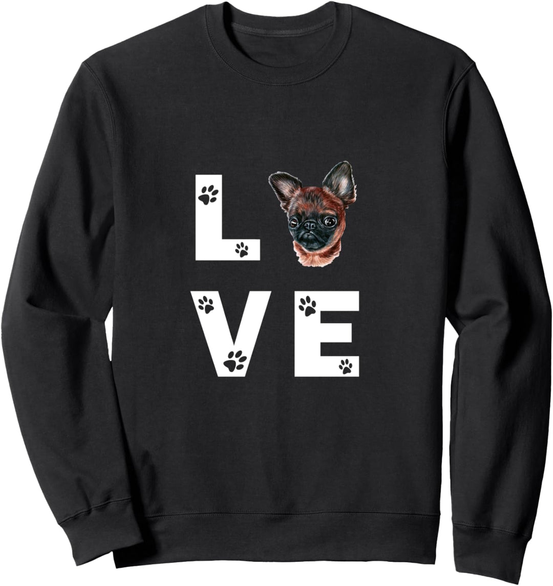 GRIFFON Hund Love Hundebesitzer Geschenk Sweatshirt