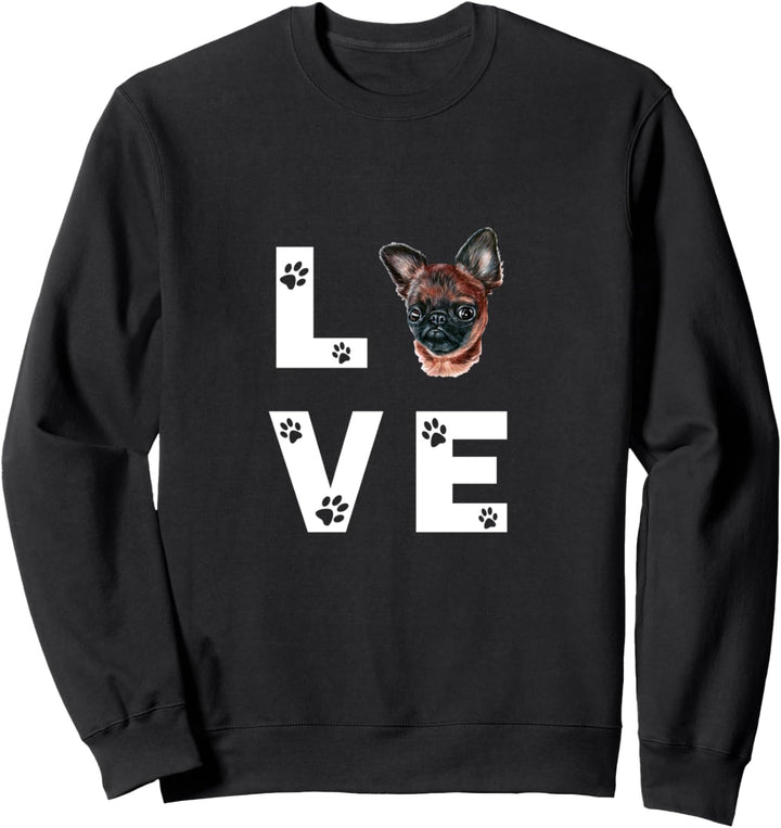GRIFFON Hund Love Hundebesitzer Geschenk Sweatshirt