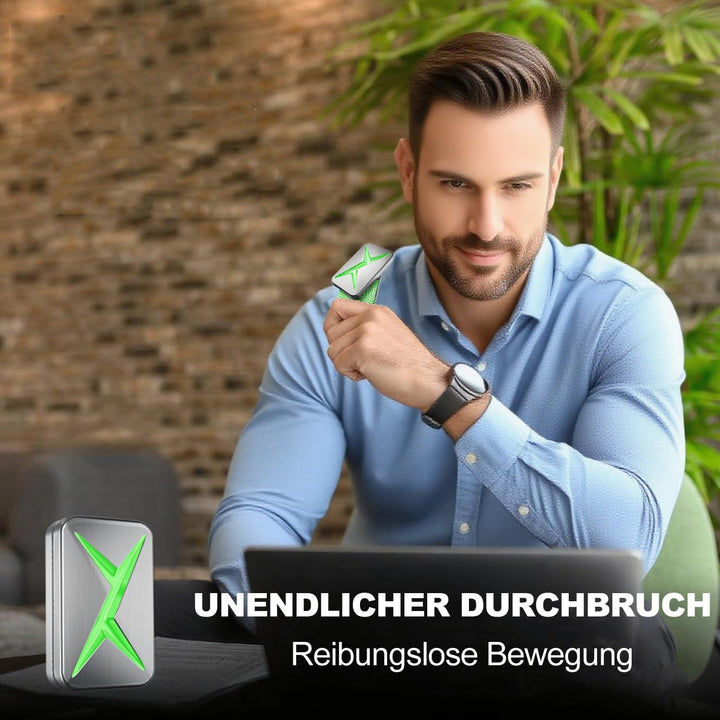 Vitoki Metall-Fidget-Slider für Erwachsene, magnetisches Fidget-Spielzeug mit All-Slide zur Linderun