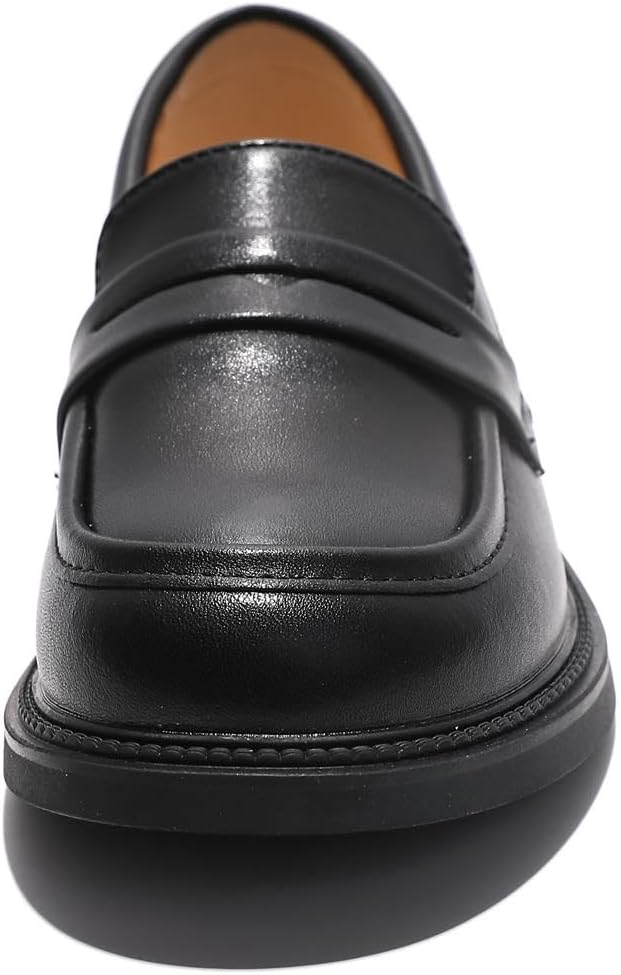 PPXID Mädchen Mokassins Slipper Prinzessin Ballerina Schule Halbschuhe 26 EU Schwarz, 26 EU Schwarz
