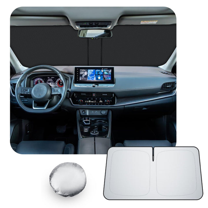 [Upgrade] CDEFG Kompatibel mit Nissan X-Trail T33 2022-2025 2026 Sonnenschutz Abdeckungen Frontschei