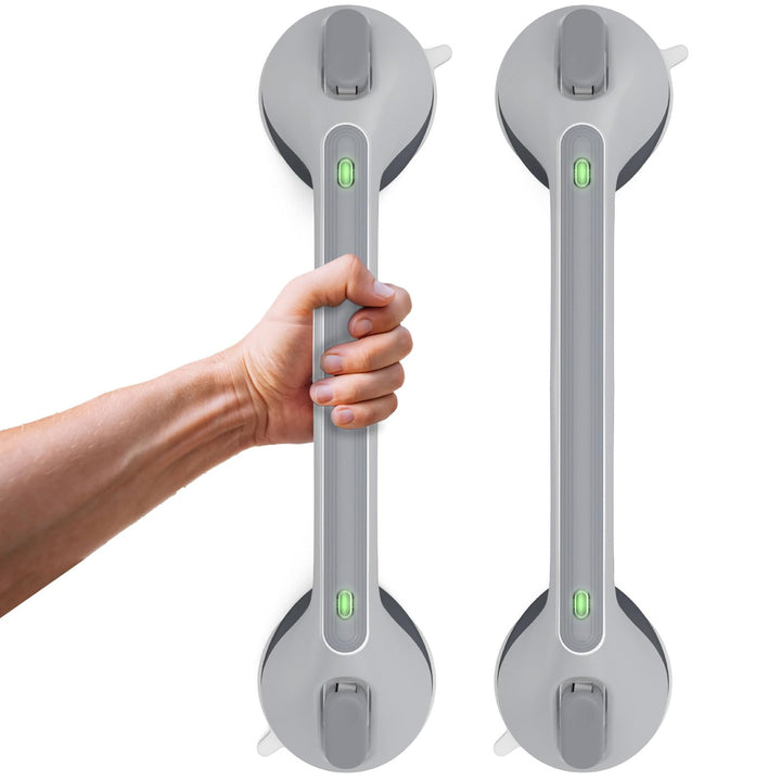 Haltegriff Dusche Ohne Bohren, 43 CM, mit Saugnapf, 2 Stück 2pcs, 2pcs