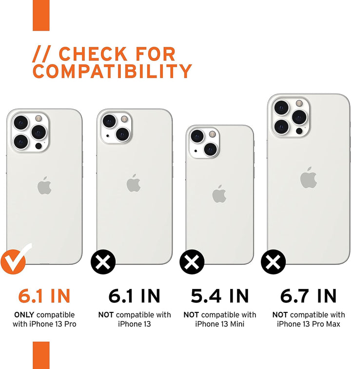 Urban Armor Gear Metropolis LT Hülle kompatibel mit Apple iPhone 13 Pro [Fallschutz nach Militärstan