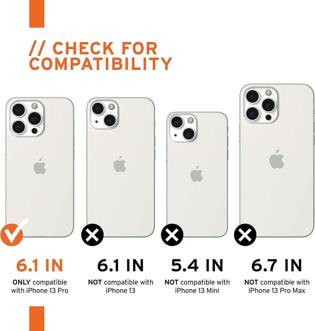 Urban Armor Gear Pathfinder Case kompatibel mit Apple iPhone 13 Pro [Wireless Charging kompatibel, F