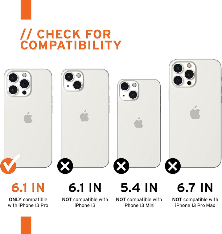 Urban Armor Gear Pathfinder Case kompatibel mit Apple iPhone 13 Pro [Wireless Charging kompatibel, F