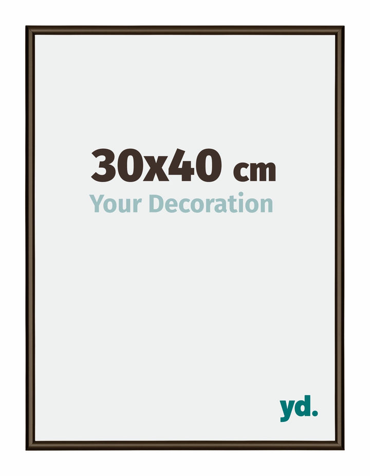 yd. Your Decoration - Bilderrahmen 30x40 cm - Bilderrahmen aus Aluminium mit Acrylglas - Antireflex