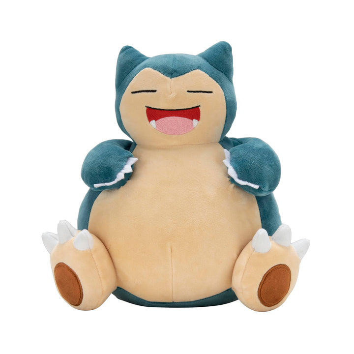 Pokémon Snorlax Plüschtier, 30,5 cm, offizielles Lizenzprodukt Blau, Blau