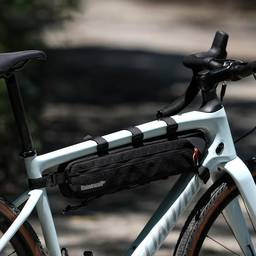 ENJOHOS Rahmentasche Fahrrad 2.1L Rohrtasche Triangeltasche Fahrradtasche Rahmen Unterrohrtasche Dre
