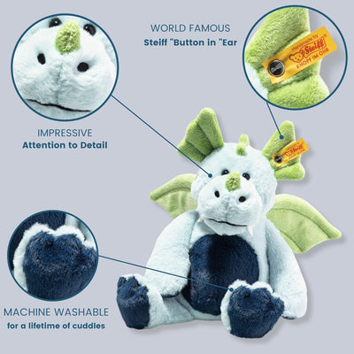 Steiff 067105 Samu Drache - 28 cm - Kuscheltier - bunt