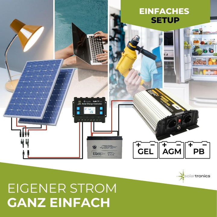 Spannungswandler NS 12V 2000 Watt Inverter Wechselrichter