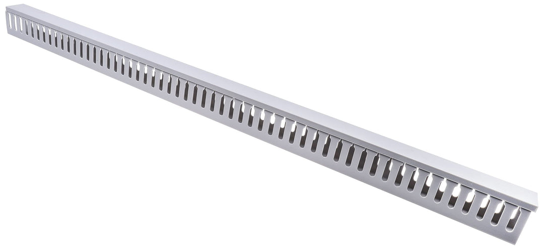 RS PRO Verdrahtungskanal Grau, 40 mm x 60mm, Länge 1m Kunststoff, Seitenwand Offen, Packung a 4 Stüc