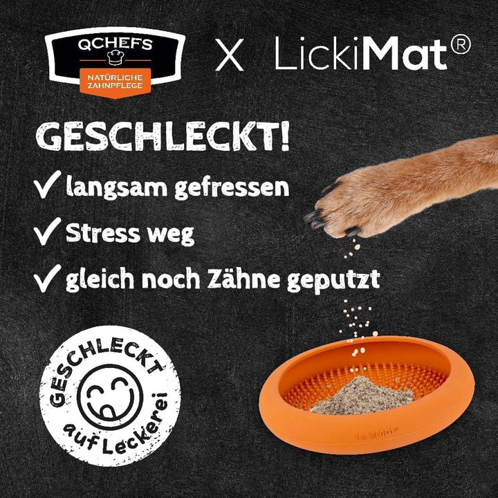 Grosspackung & Leckmatte-UFO Pink als Schleckmatte Hund nach dem Hundefutter und als Hundezubehör zu