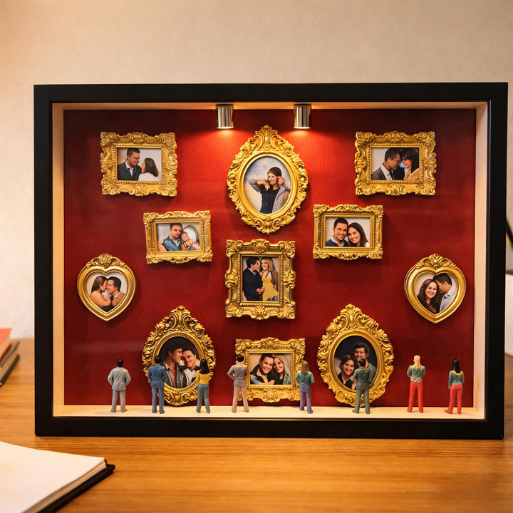 DIY Mini Museum Bilderrahmen,Mini Museum Silhouette Box