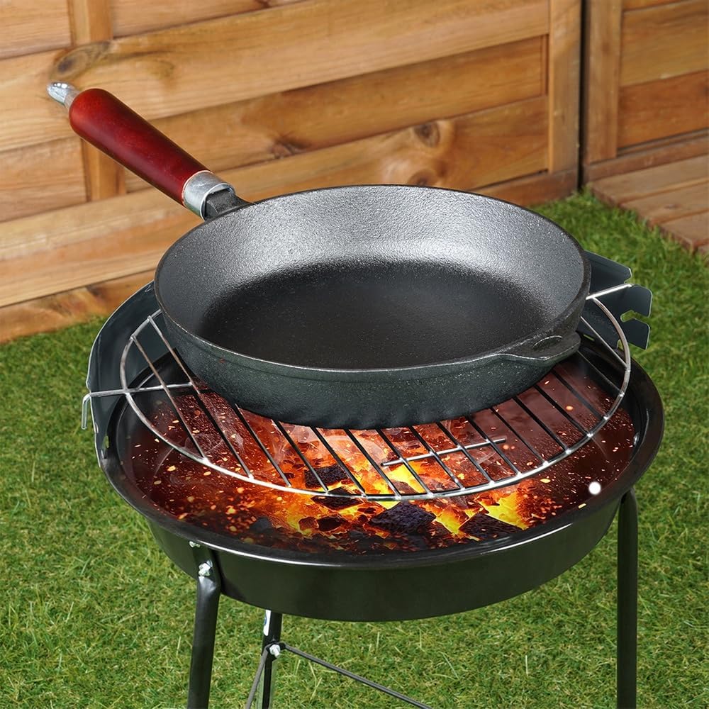 Vilde Gusseisenpfannen-Set Eisenpfanne Grillpfanne aus Gusseisen Cast Line